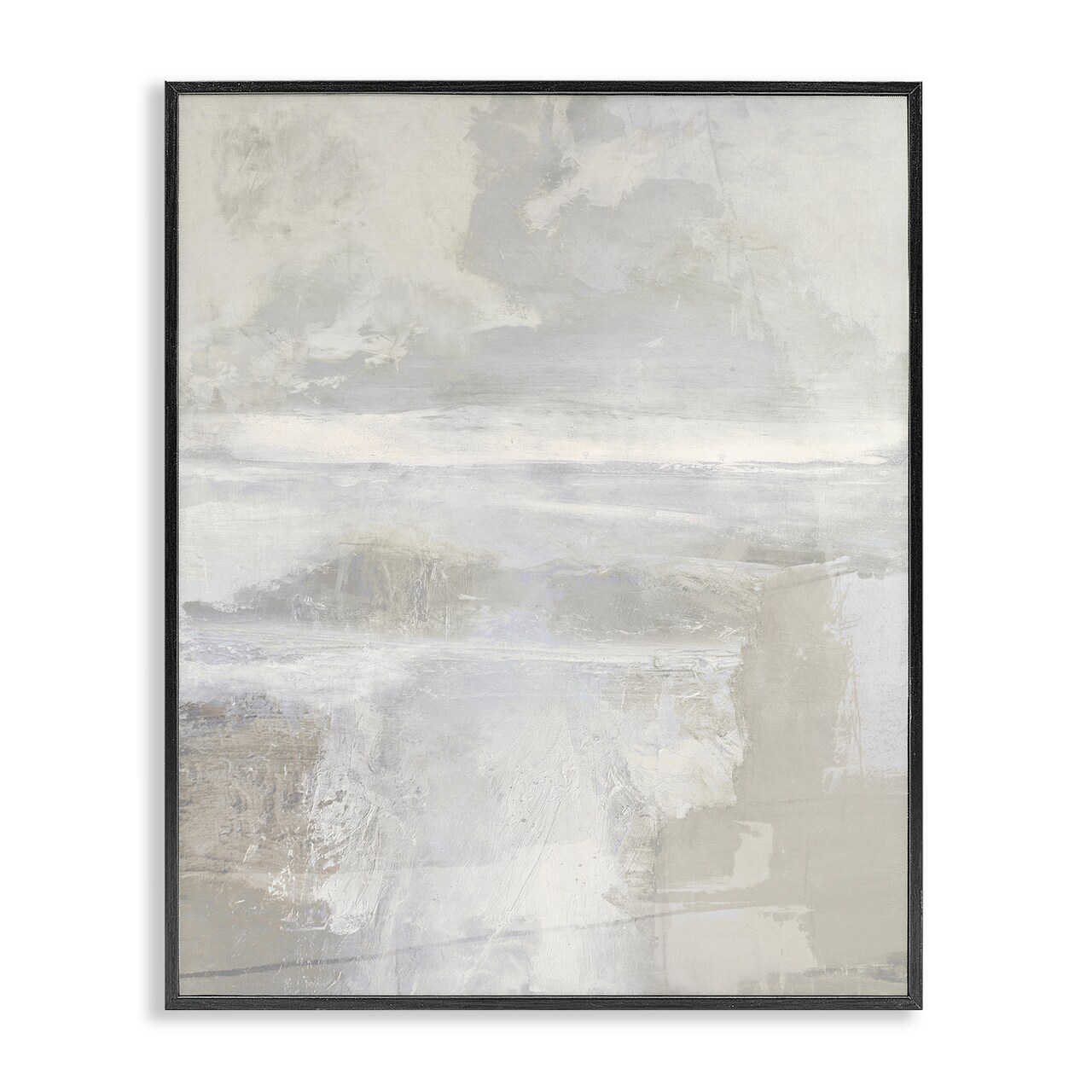 Stupell Industries Muted Beige & Grey Framed Giclee Design by Rachel Springer